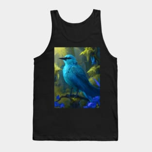 Blue Bird of paradise Tank Top